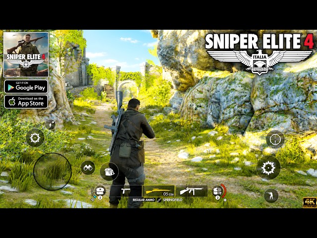 Sniper Elite 4 Mobile Max Graphics Gameplay walkthrough part 1 (Android/iOS)