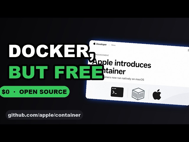Apple Just Made Docker Desktop Optional on Mac - And It's Free