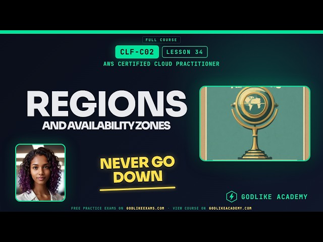 CLF-C02 AWS Certified Cloud Practitioner · Lesson 34: Build High Availability with AWS Regions