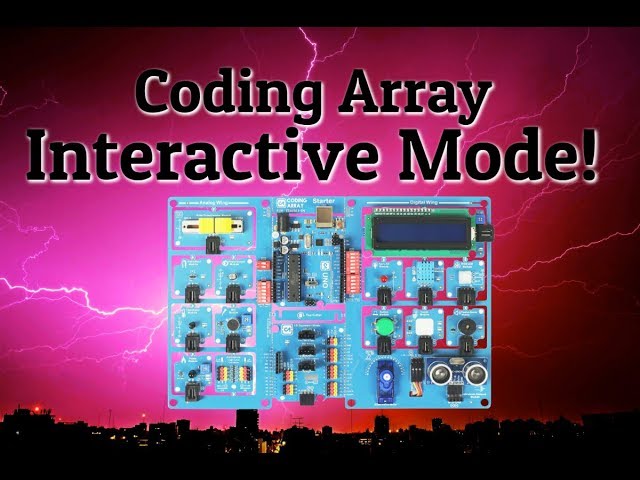 Introducing Coding Array "Interactive Mode"