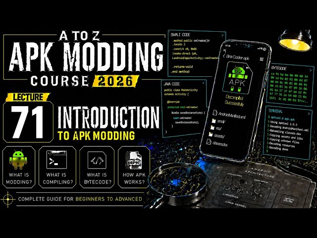 APK Modding Course 2026 | Lecture 71 | Understanding final in Smali