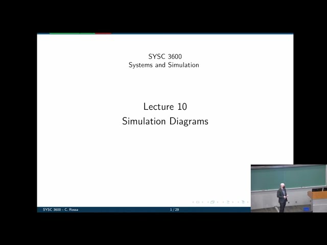 Systems and Simulation, Lecture 10 - Simulation diagrams
