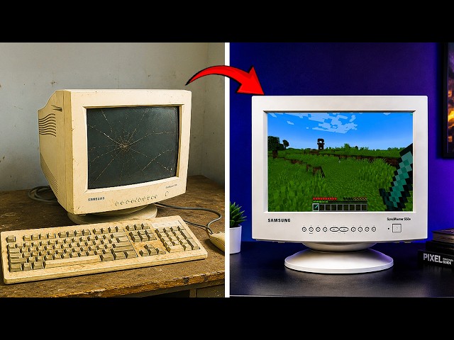 Transforming a 90s CRT Monitor into a Modern Gaming Beast