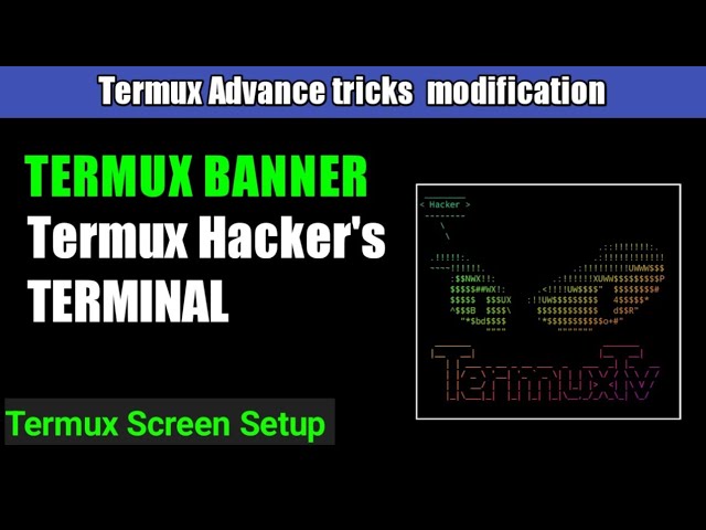 Termux banner | advance Termux terminal | customize your termux