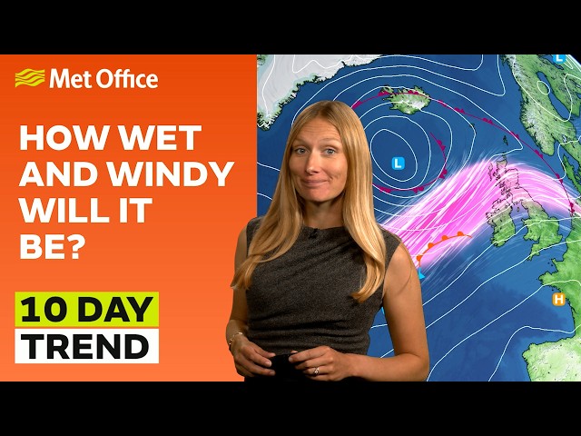 10 Day Trend 02/09/2026 – Autumn has arrived – Met Office weather forecast UK