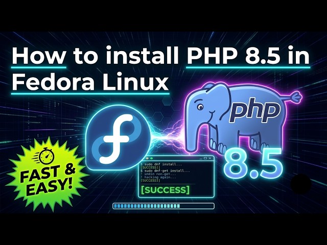 How to install PHP 8.5 in Fedora