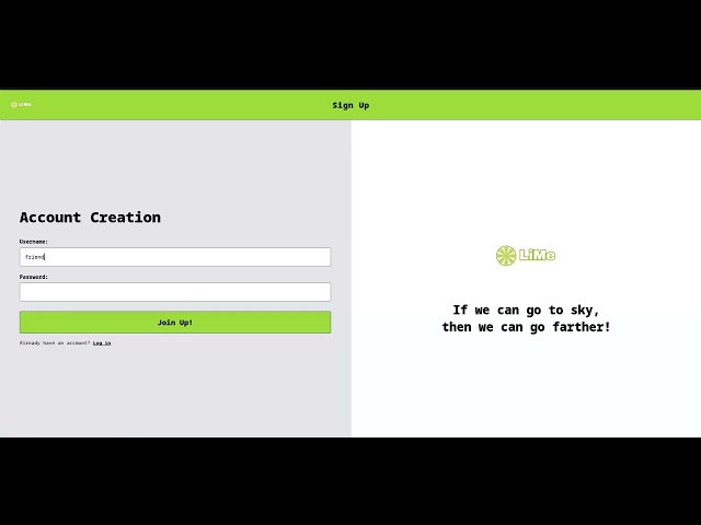 LiMe-Web Testing | Friend Requests