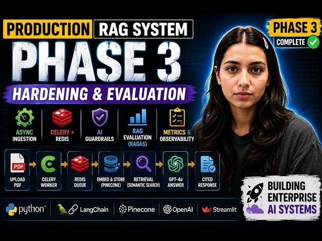 How to Build an Enterprise RAG System | Phase 3: Guardrails, Async Ingestion, RAGAS Evaluation