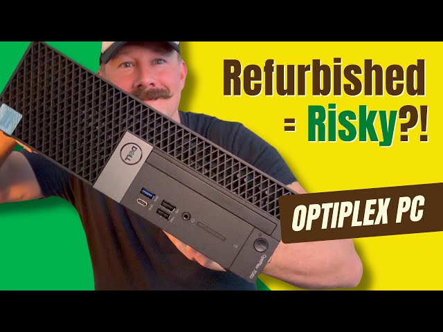I bought a Refurbished Dell Optiplex 7060 PC on Amazon and WOW (Dad's review!)