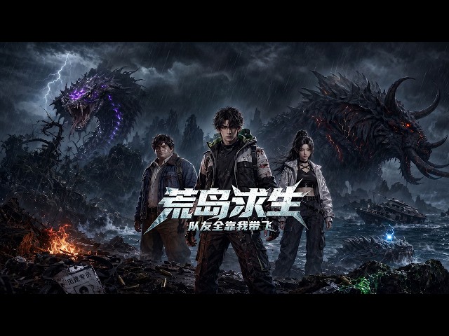 💥【New】【Multi sub】Island Survival: I Carry the Whole Team#anime #animation