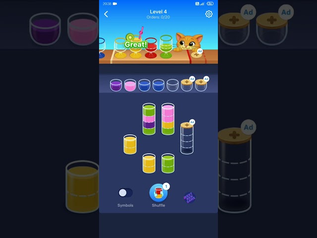 Water Sort Zen Gameplay😎 #nextnewgame #gaming 