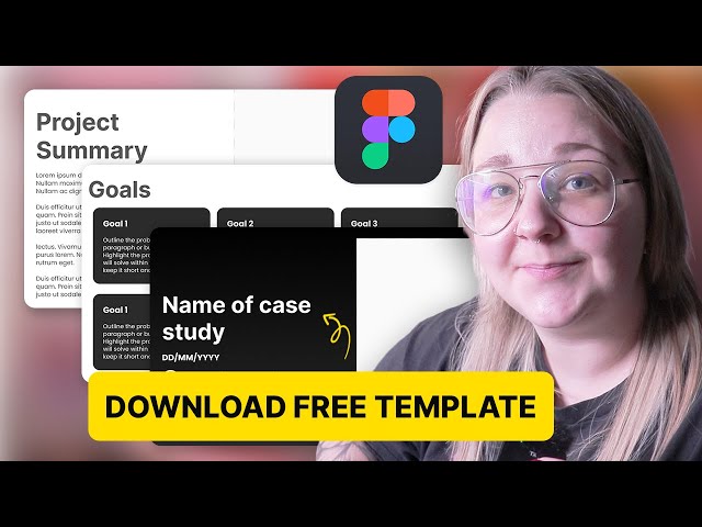 Master UX Case Study Design | FREE Figma Template