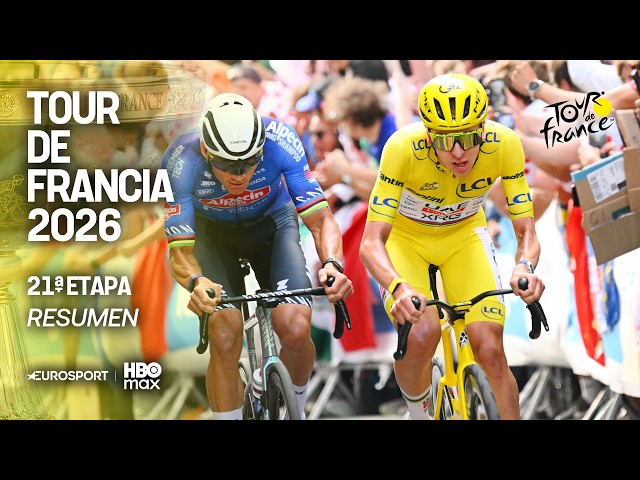 FINAL DE PELÍCULA: POGACAR vs VAN DER POEL | 21ª ETAPA - RESUMEN Y RESULTADO | TOUR DE FRANCIA 2026