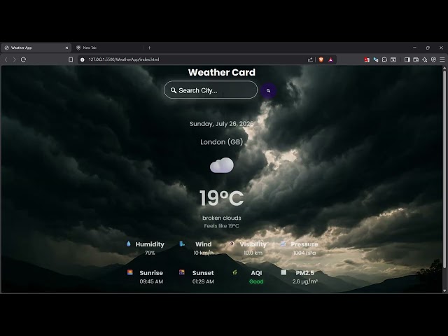 Weather App Project