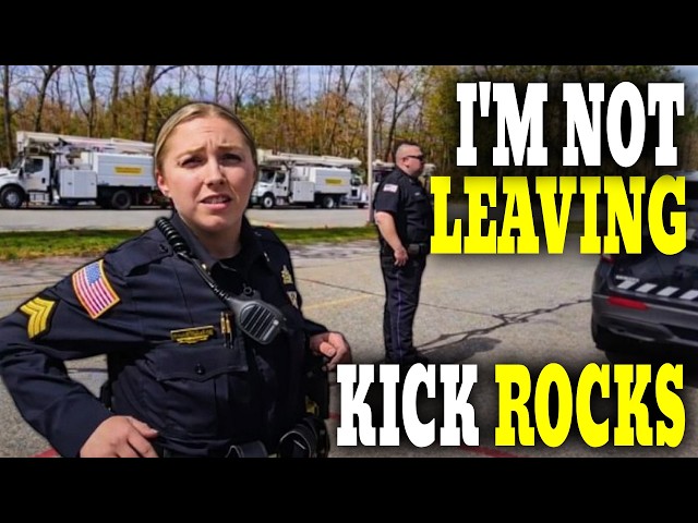 Female Sergeant Intimidation FAIL — Cops Walk of Shame | First Amendment Audit
