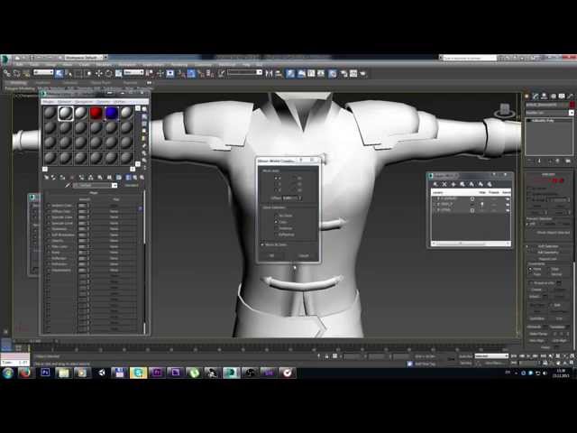 Exploding a model, Baking with XNormal, Baking fake AO.