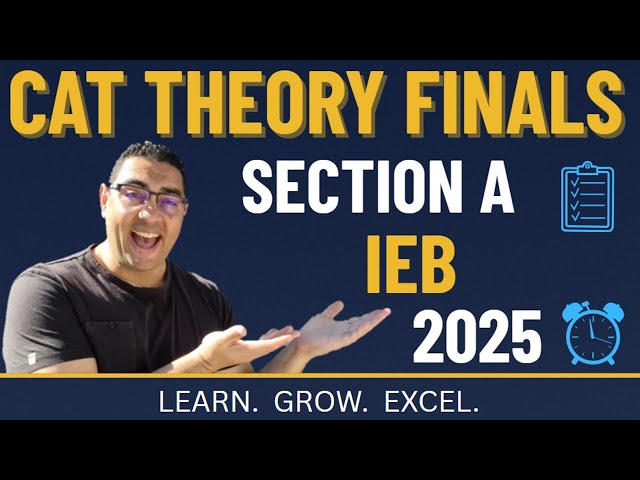 Don't Fail CAT Theory! Section A Step-by-Step (2024/2025)