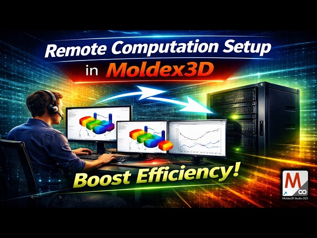 How to Run Simulation using Remote Computing | Moldex3D Studio 2025 | Installation Tutorial