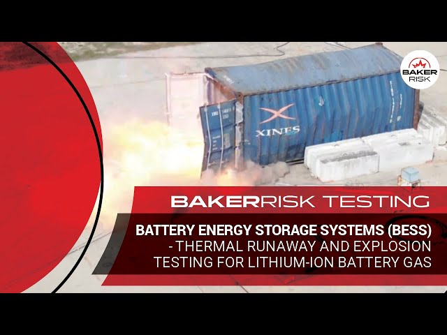 Battery Energy Storage Systems | Thermal Runaway and Explosion Testing for Lithium-ion Battery Gas