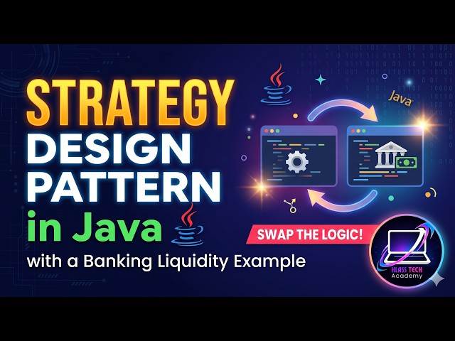 Strategy Design Pattern in Java | Banking Liquidity Example | SWAP THE LOGIC !