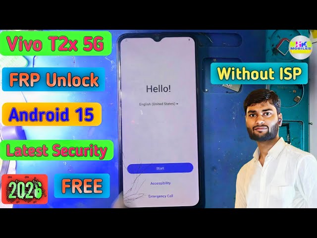 Vivo T2x 5G FRP Unlock Android 15 Latest Security 2026 || All Vivo FRP Unlock Android 15 2026 