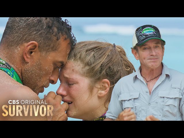 Survivor 48 - Jeff Probst Gets Emotional as Eva Opens Up