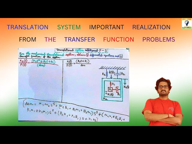 Translation system important realization from the transfer function problems