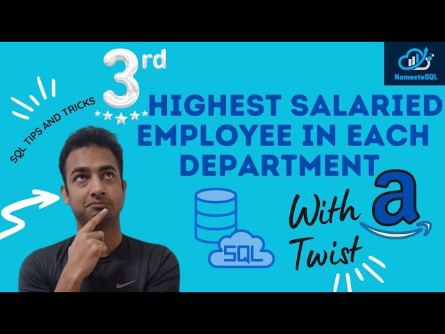 I Asked This SQL Interview Question in an Amazon Interview | Most Asked SQL Problem with a Twist