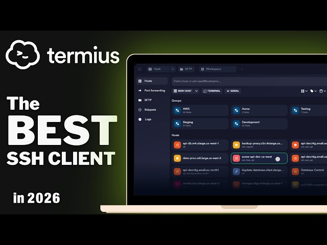 Termius - The Best SSH Client in 2026