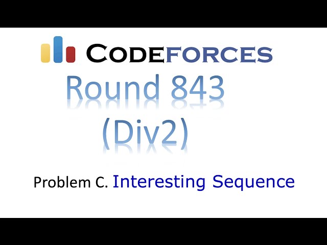 Problem C. Interesting sequence | Codeforces 843