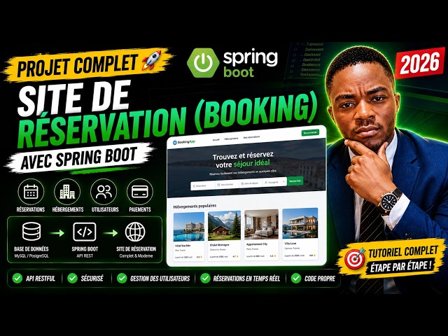J'ai créé un site de Réservation complet avec Spring Boot + une IA pour le Frontend