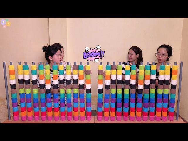 🌈 Teamwork & Chill | Color Ball Sorting Showdown 🏁