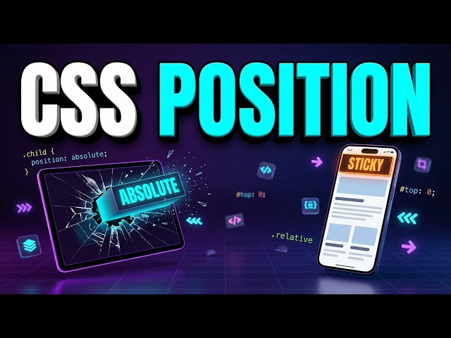 CSS Position Tutorial in Bangla - Absolute, Relative, Fixed, Sticky for Beginner