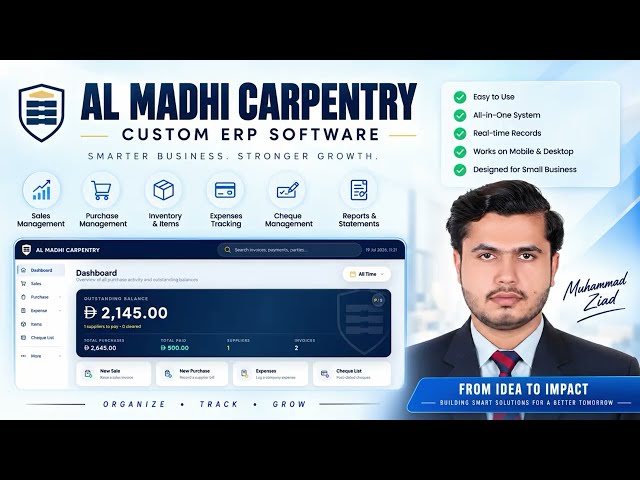 I Built a Professional ERP Software for My Carpentry Business | Full Demo | Personalised App