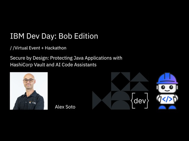 Secure by Design  Protecting Java Applications with HashiCorp Vault and AI Code Assistants