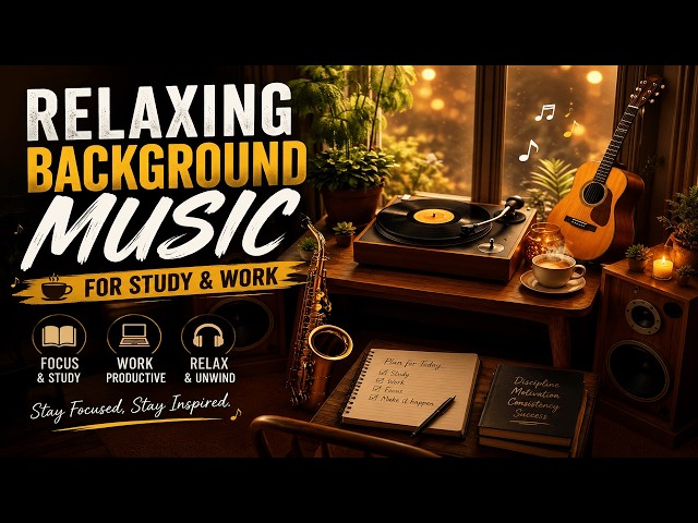 Deep Inside  | Relaxing Background Music for Study & Work #jazzinstrumental