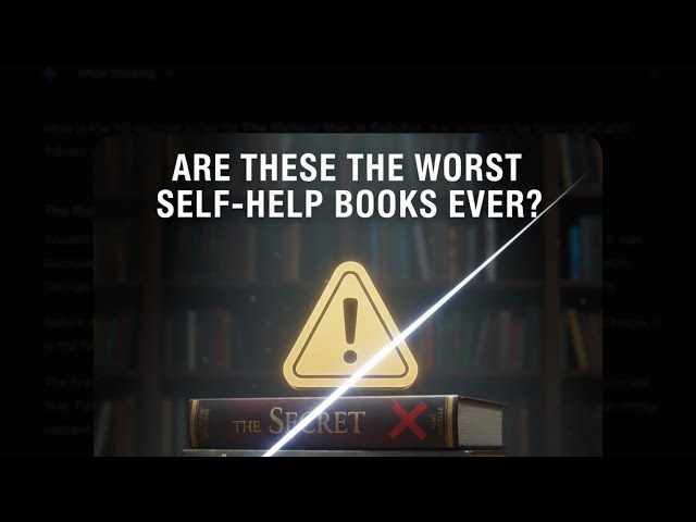 Are These The Worst Self-Help Books Ever?