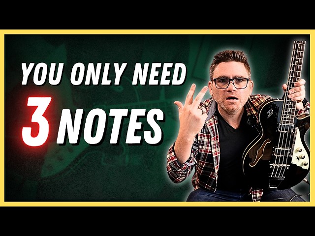 You Don't Need More Notes to Play Great Bass Lines