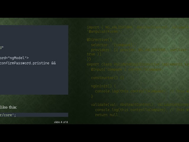How to Fix the Password Comparison Issue in Angular Template Driven Forms