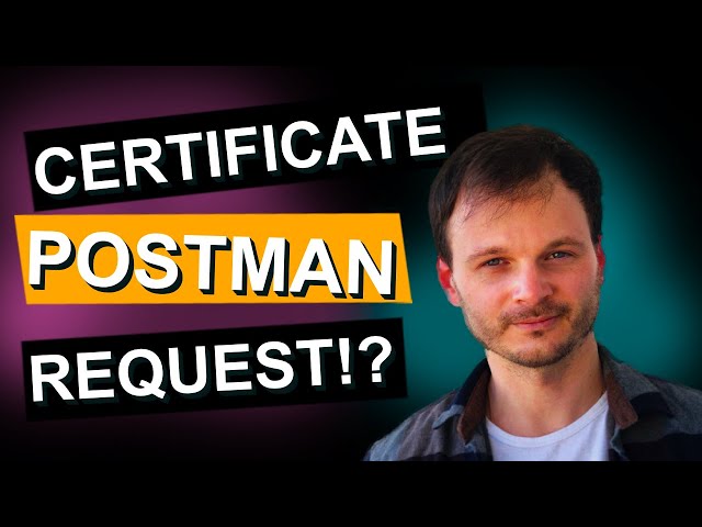 How to send Postman Request with Certificate? #postman #api #request