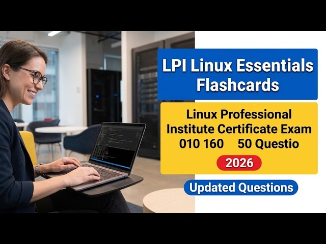 LPI Linux Essentials Flashcards: Linux Professional Institute Certificate Exam 010-160, 50 Questions