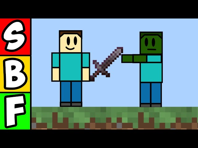 I Ranked THE BEST Minecraft Scratch Games