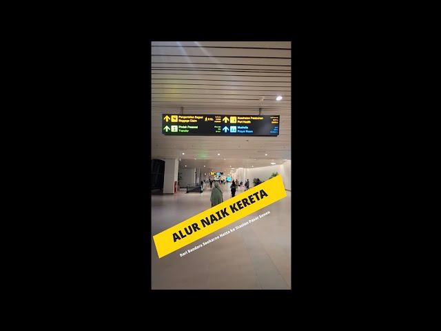 Taking the Train from Soekarno-Hatta Airport to Pasar Senen Station: A Relaxed Option