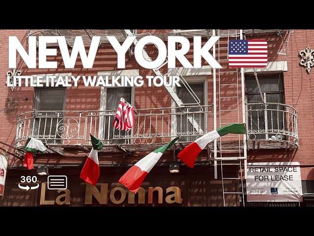 New York City 360 Walk – Exploring Little Italy Like Never Before!