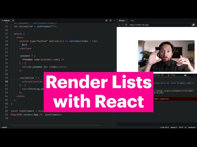Render Lists with React