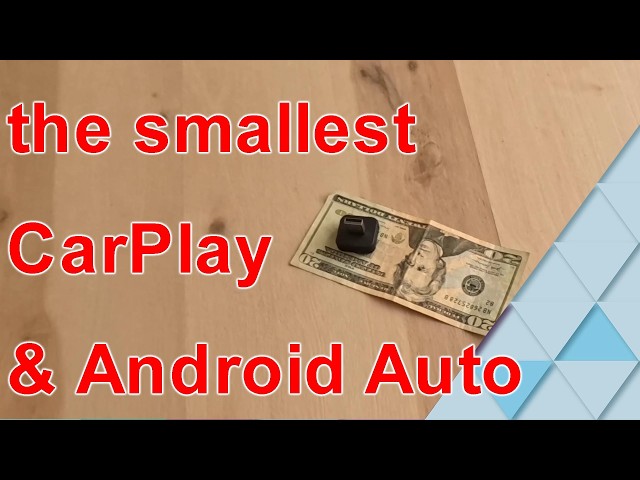 super tiny wireless CarPlay and Android Auto adapter