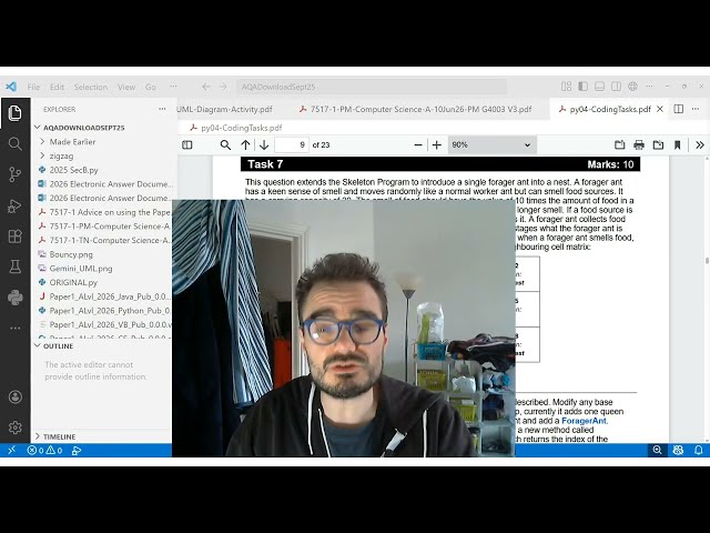 Forager Ant (ZigZag 7) - Ant Simulator - AQA Computer Science A-Level 2026