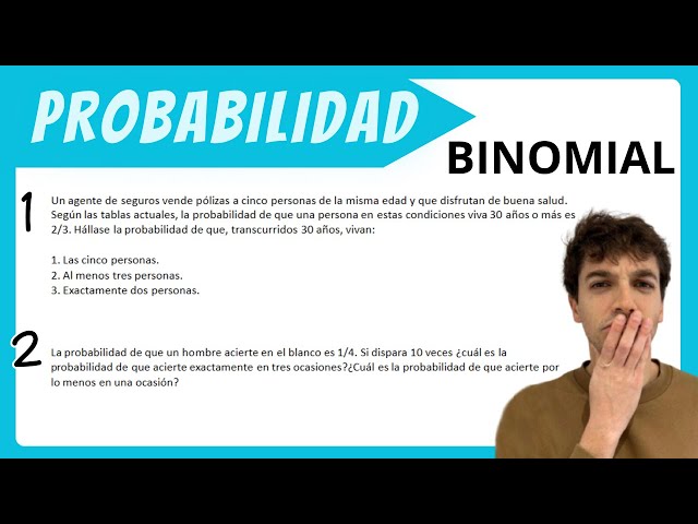 PROBABILIDAD BINOMIAL. Ejercicios resueltos paso a paso