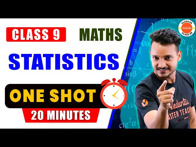 Statistics in One Shot in 20 minutes | Class 9 Maths | CBSE 2024 Board Final Exam