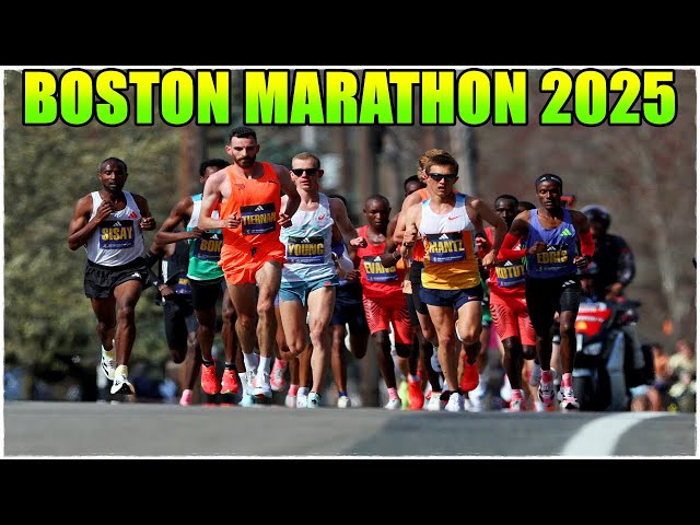 BOSTON MARATHON 2025 FULL RACE ( Maratona de Boston ) Full HD